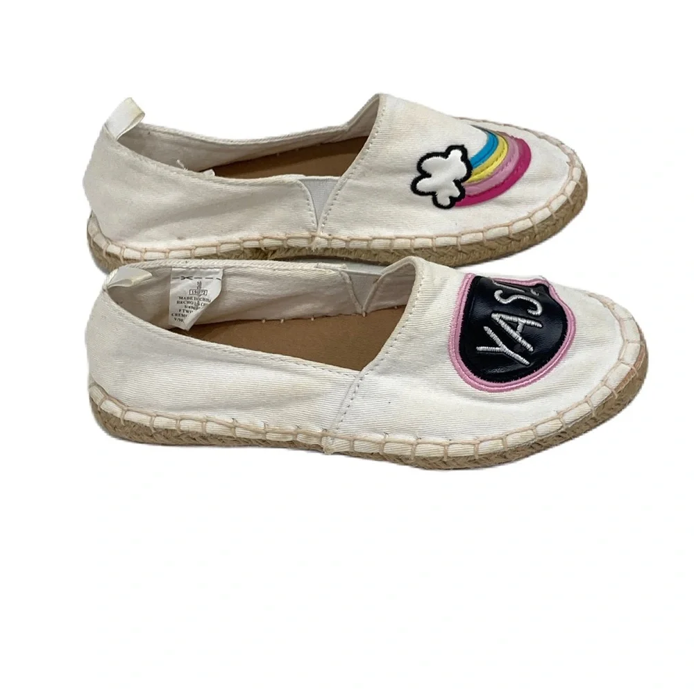 OLD NAVY Girls Patchwork Espadrilles 13